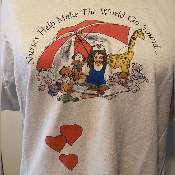 Vintage Nurse Graphic Tee - Picture 2 of 6
